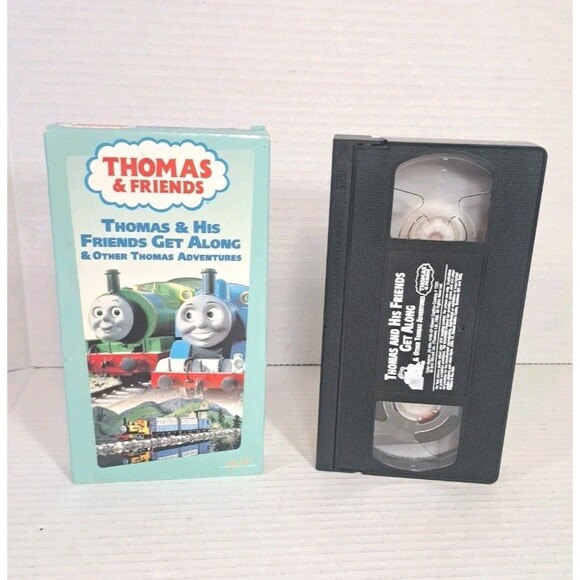 Thomas & His Friends Get Along VHS 2000 Thomas the Tank Engine Train Video Tape - Picture 1 of 3